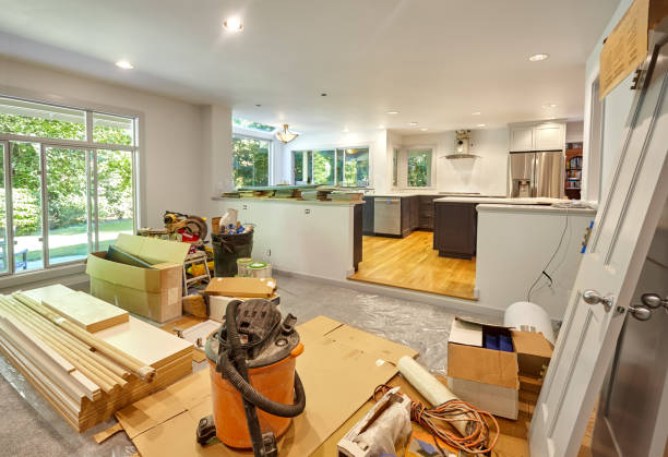 Professional Kitchen Island Installation technician working in Braham, MN